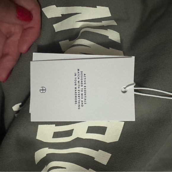 Anine Bing Olive Sweatshirt - Picture 4 of 7